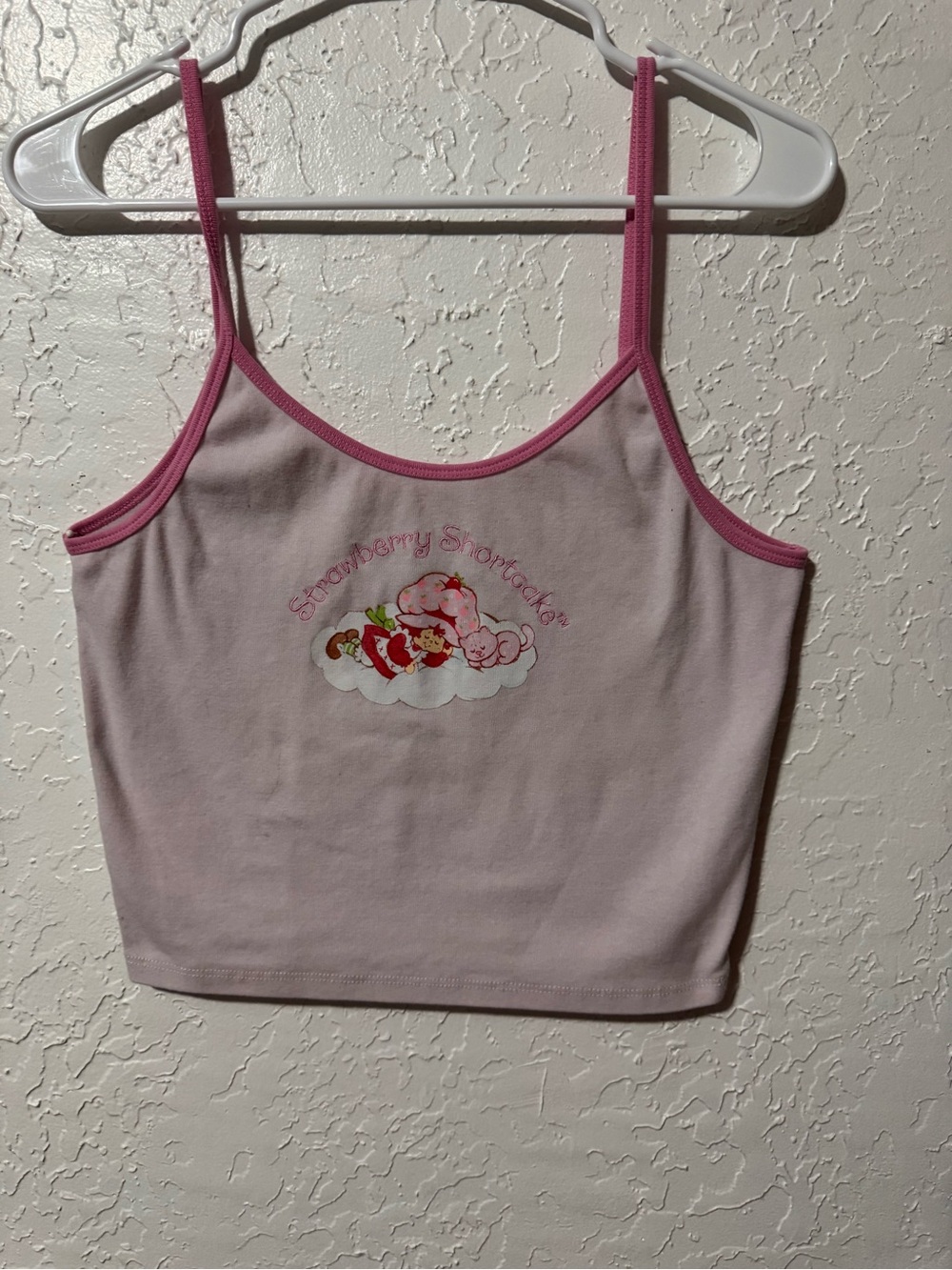 Strawberry Shortcake Cropped Cami Tank-top 90s Y2K